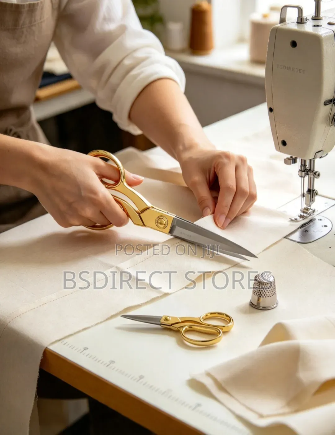 Milwards Gold Dressmaking Shear and Stork Embroidery Scissor
