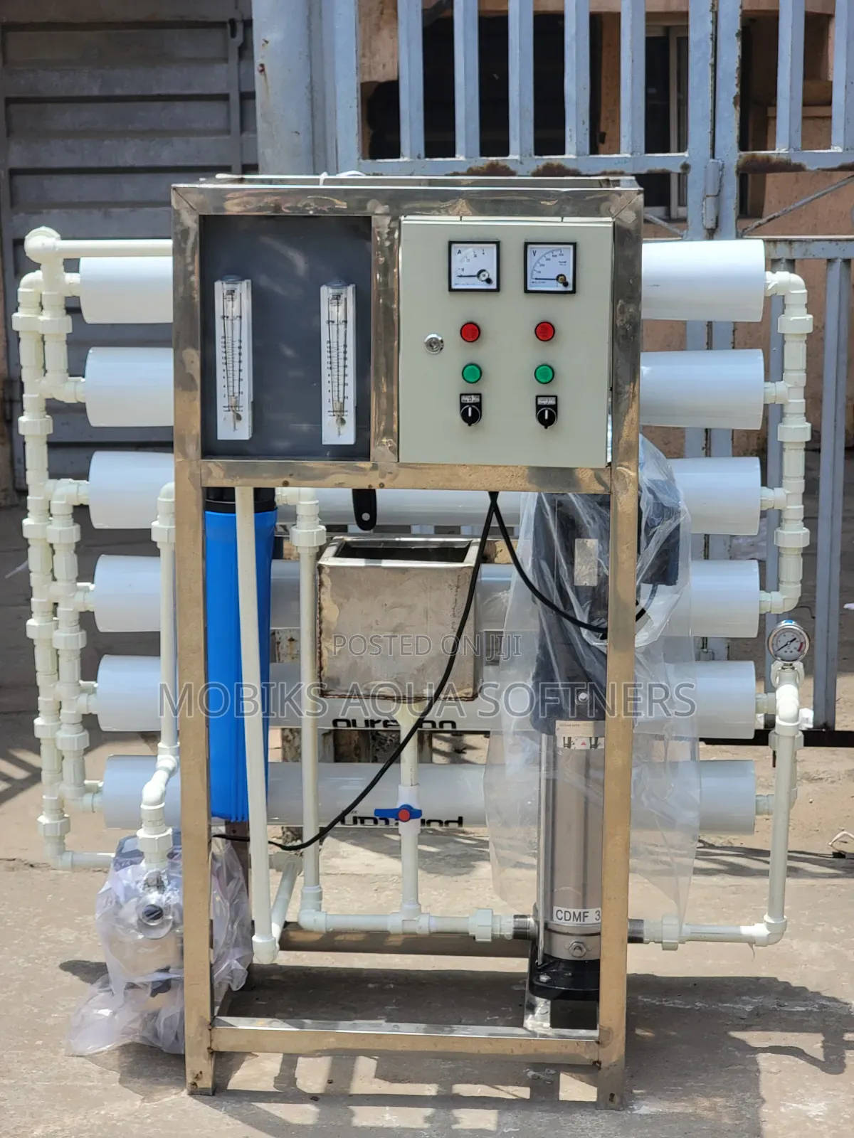 6 Membrane Ceramic Reverse Osmosis Machine 1500LPH (For Salt Water)