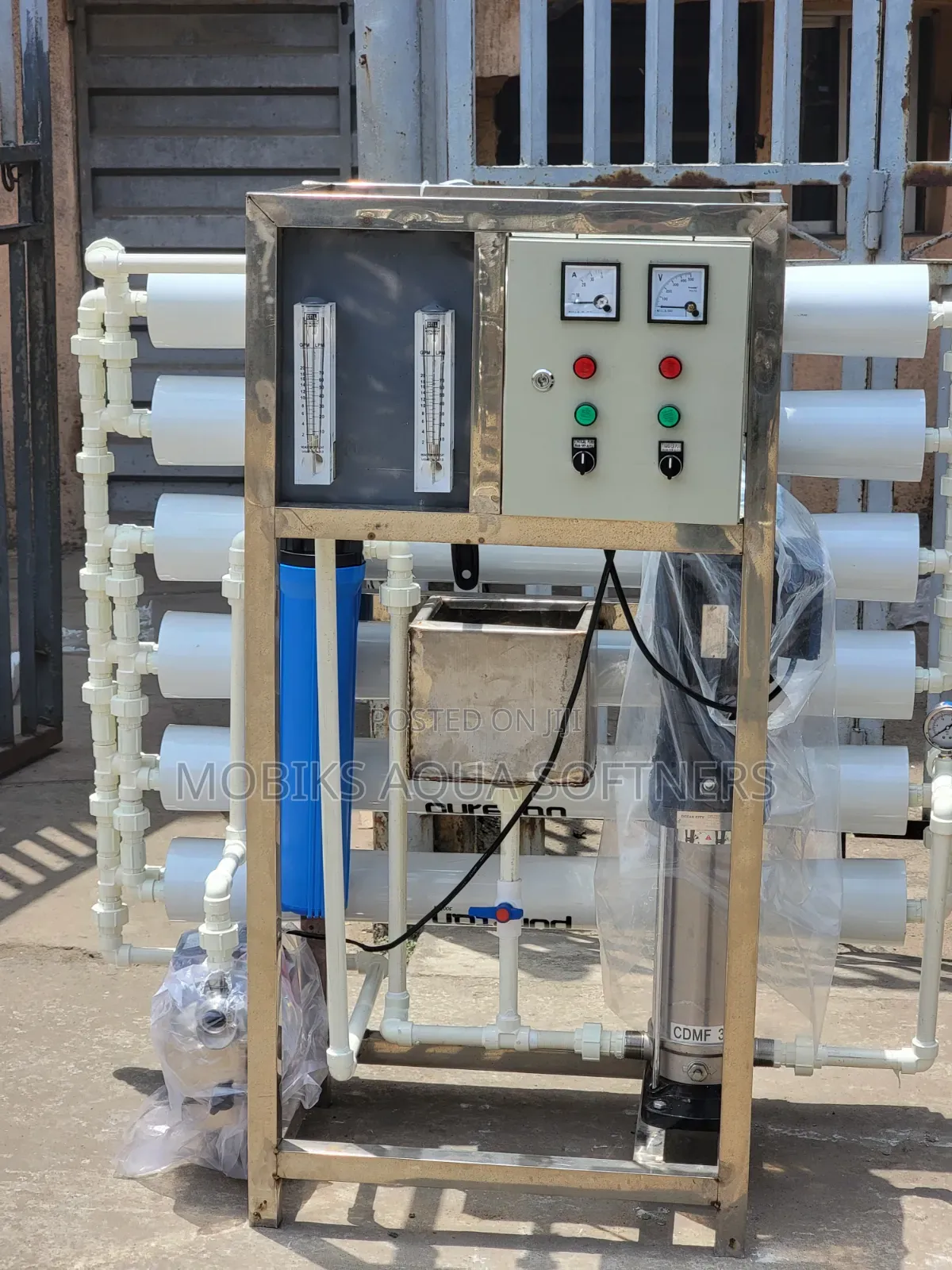 6 Membrane Ceramic Reverse Osmosis Machine 1500LPH (For Salt Water)
