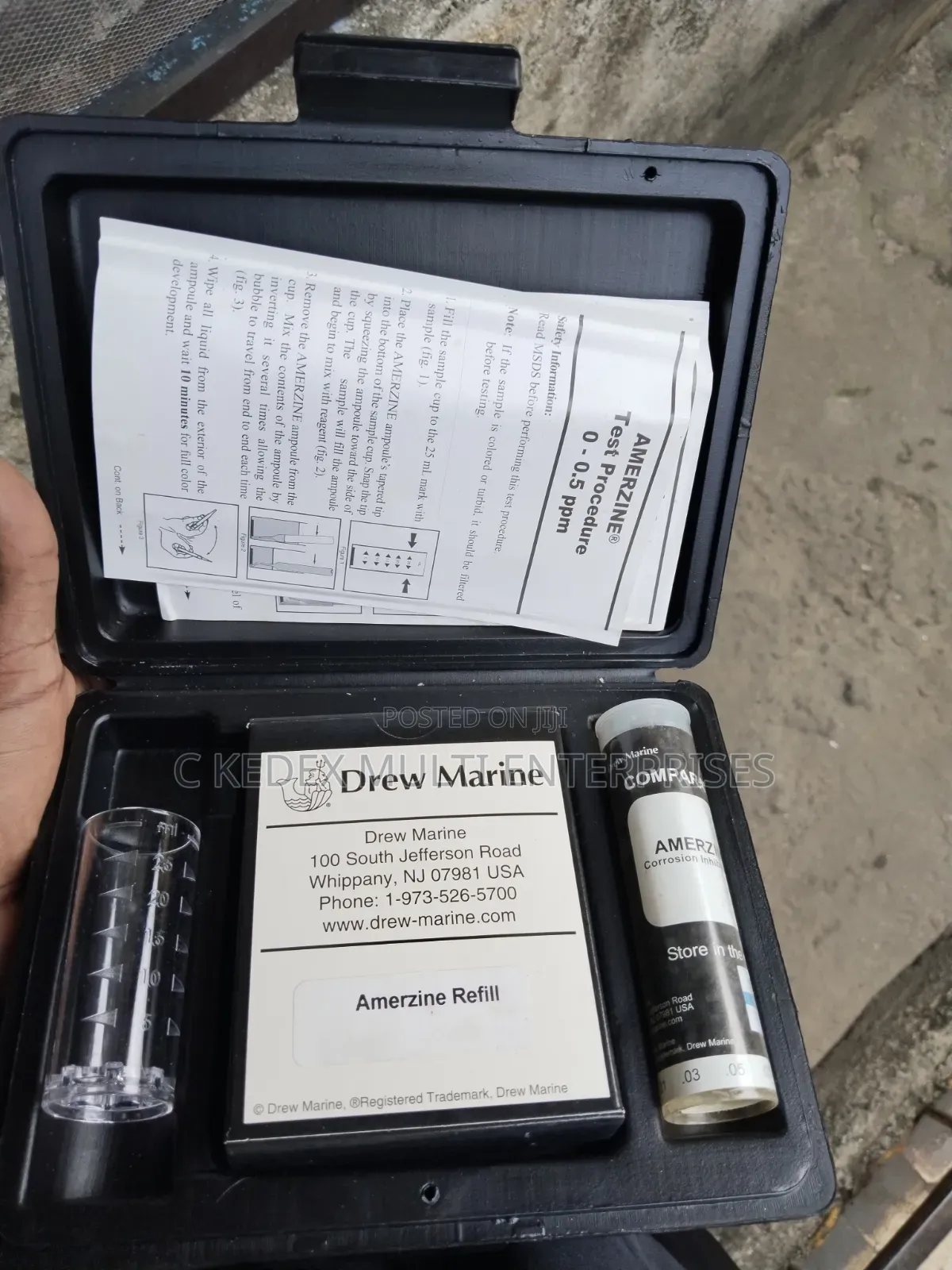 Drew Marine AMERZINE Ampoule Test Kit