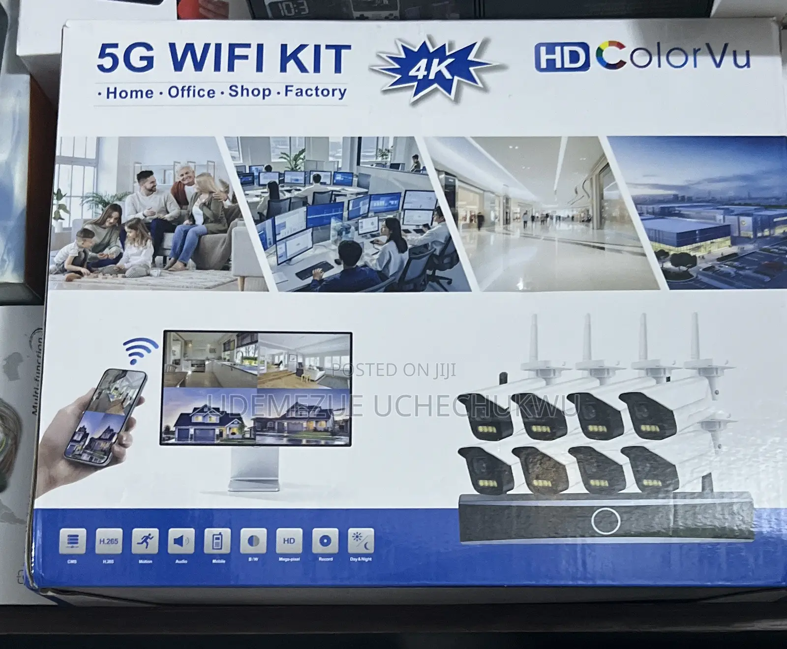 8 Channels Wireless WiFi CCTV Camera Kits