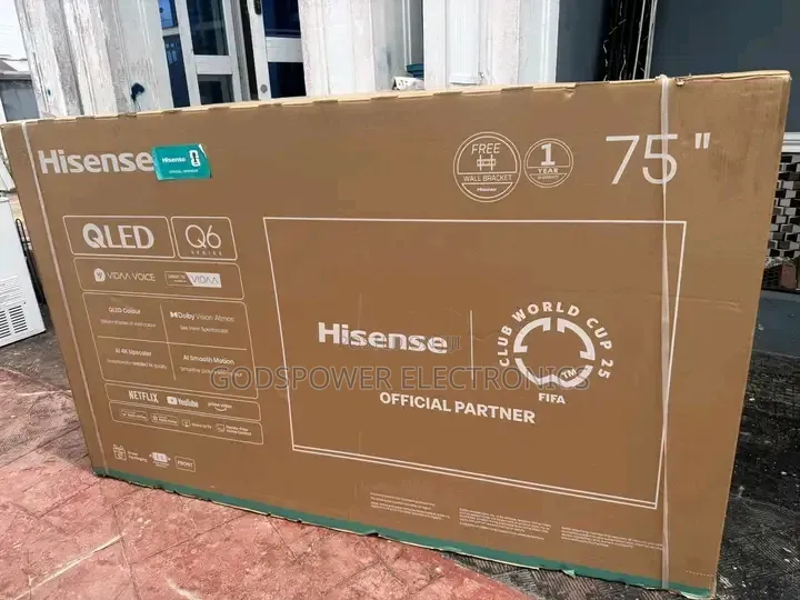 Hisense 75 Inches QLED 2026 Model Smart TV