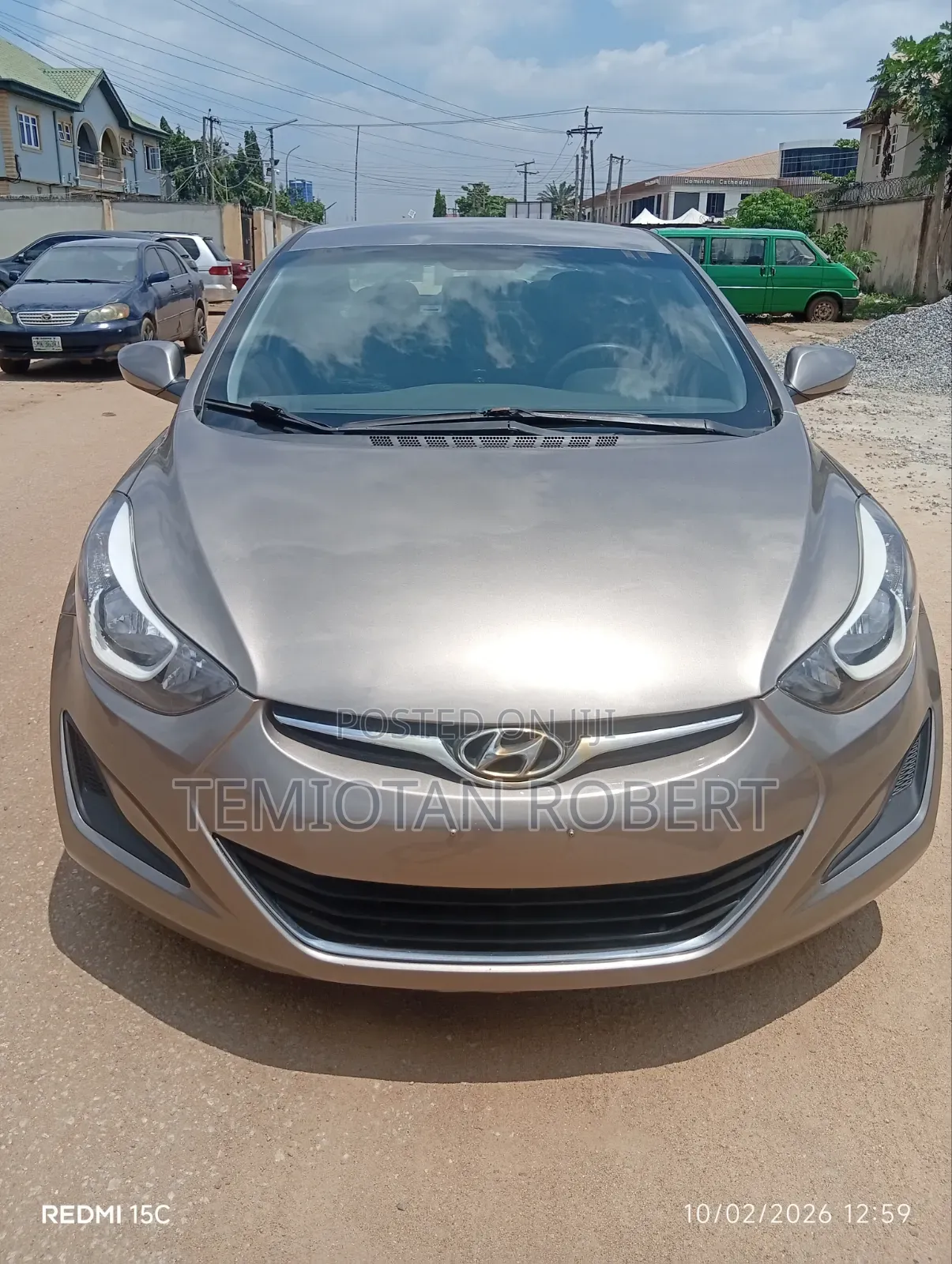 Hyundai Elantra Limited 4dr Sedan (1.8L 4cyl 6A) 2015 Gold