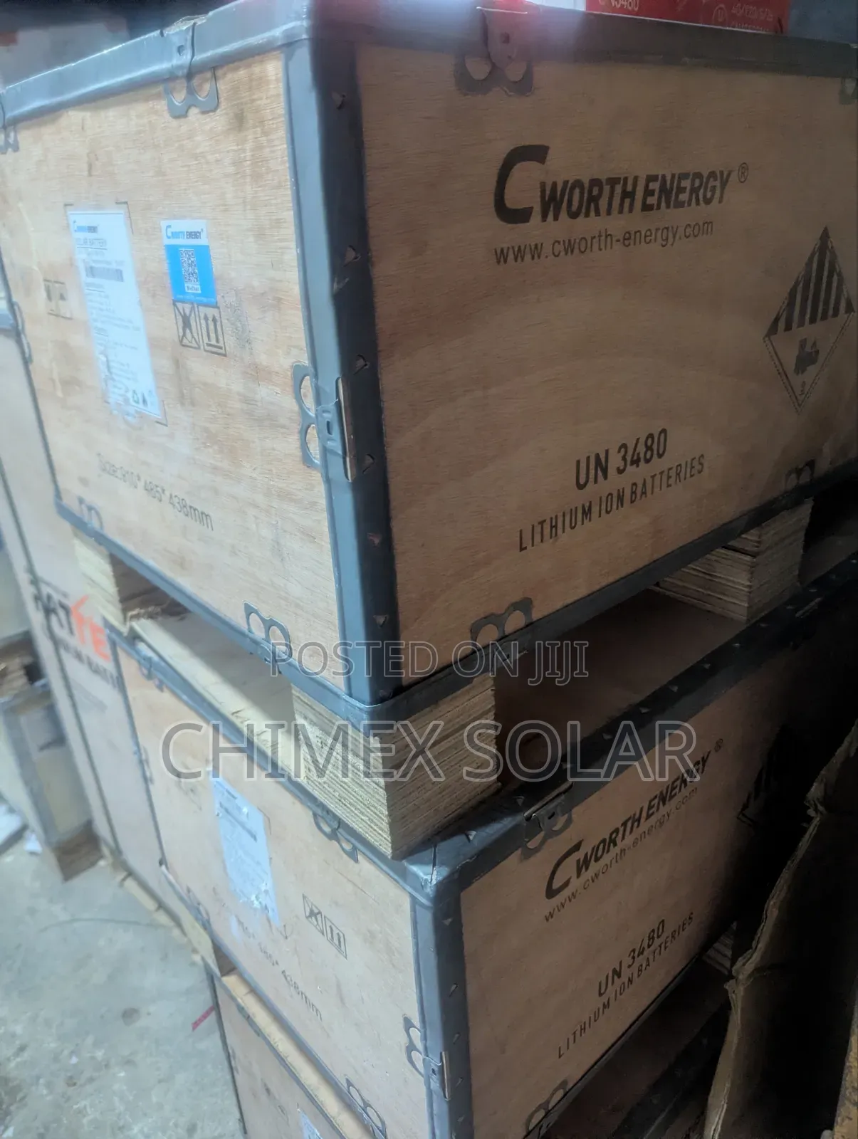 16kwh -51.2volts Cwarth Lithium Batteries