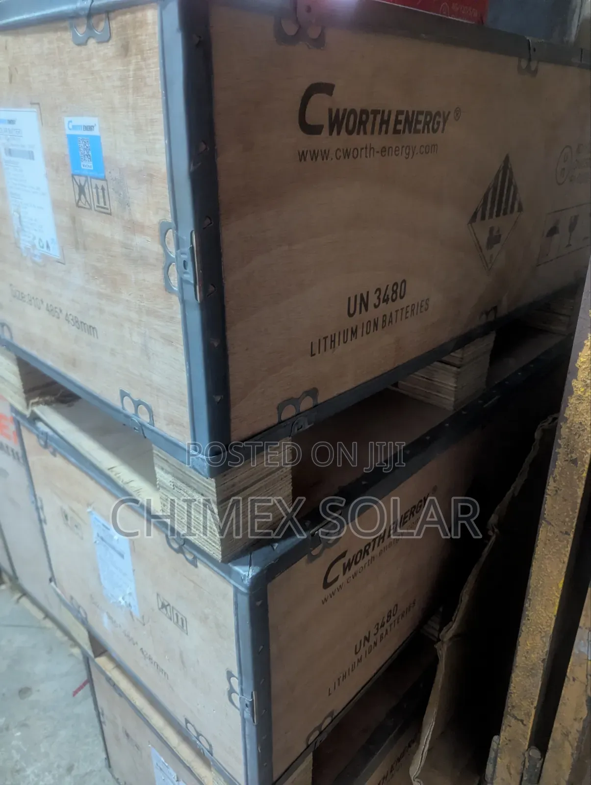 16kwh -51.2volts Cwarth Lithium Batteries