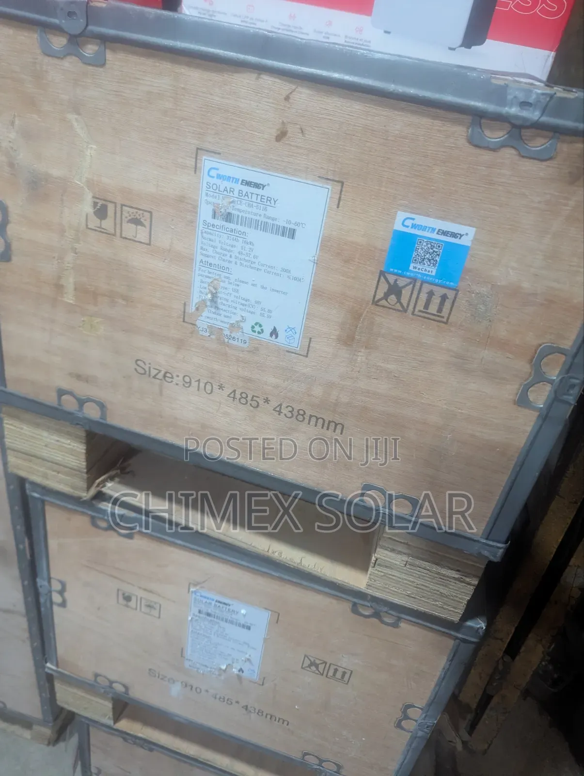 16kwh -51.2volts Cwarth Lithium Batteries