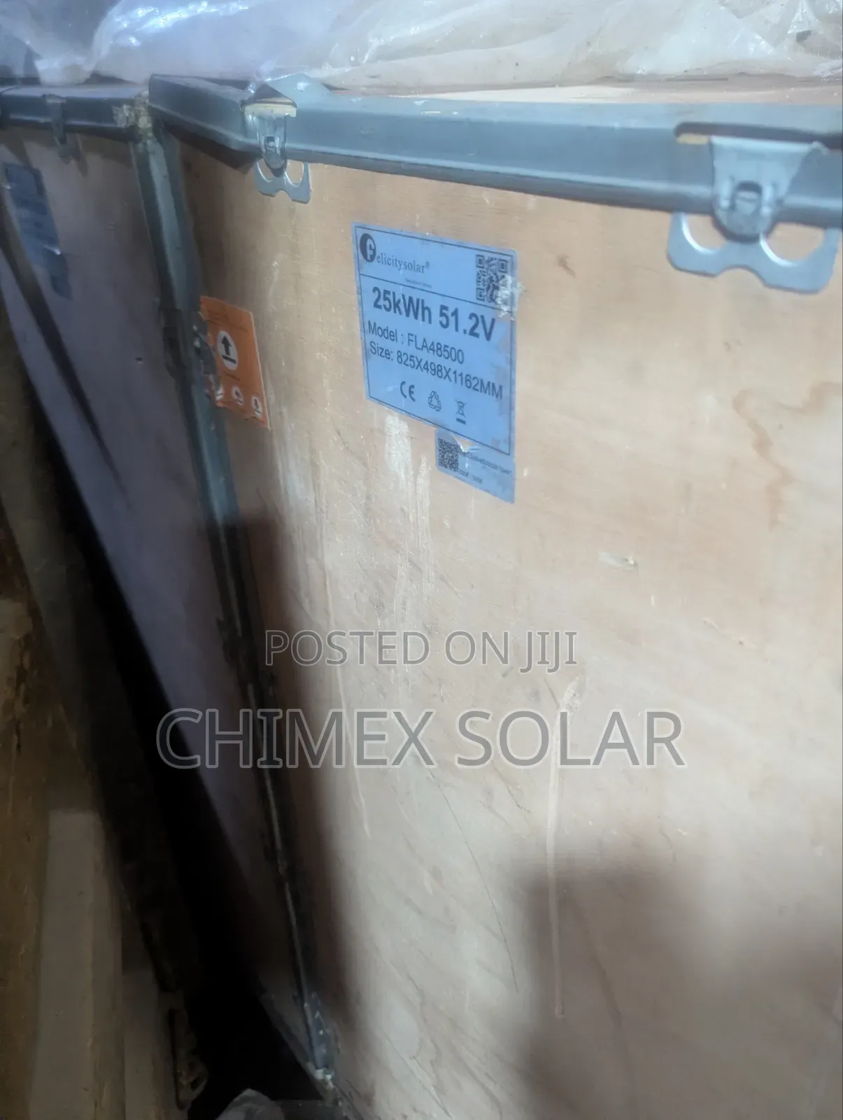 25kwh -51-2volts Felicity Lithium Batteries