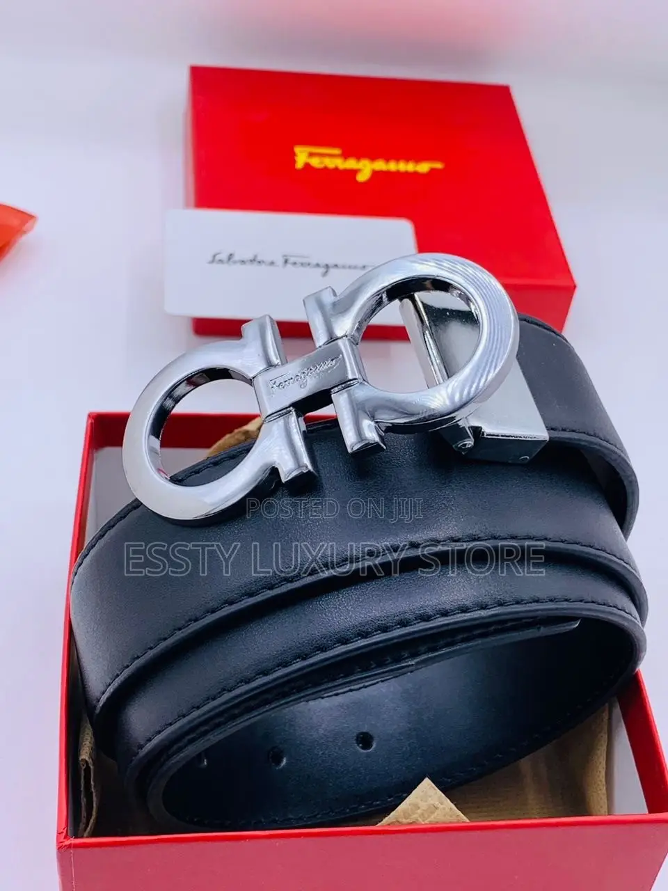High Quality Luxury Ferragamo Genuine Leather Men Waist Belt