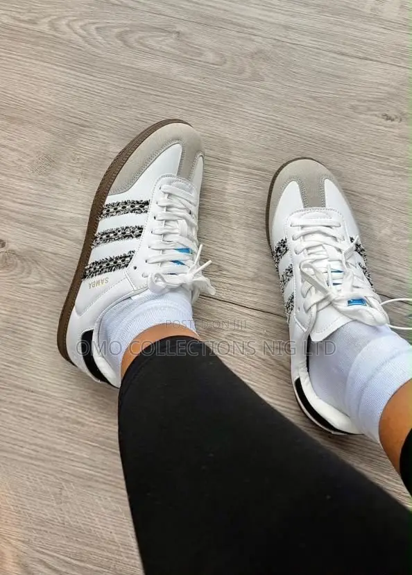 Adidas Samba Women’s White Leather Sneakers – Fully Boxed