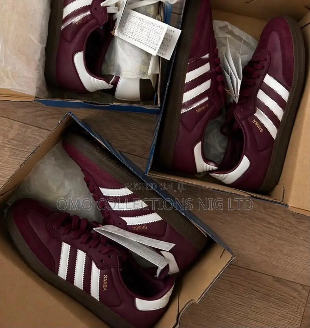 Adidas Samba Women’s Chocolate Brown Leather Sneakers – Fully Boxed