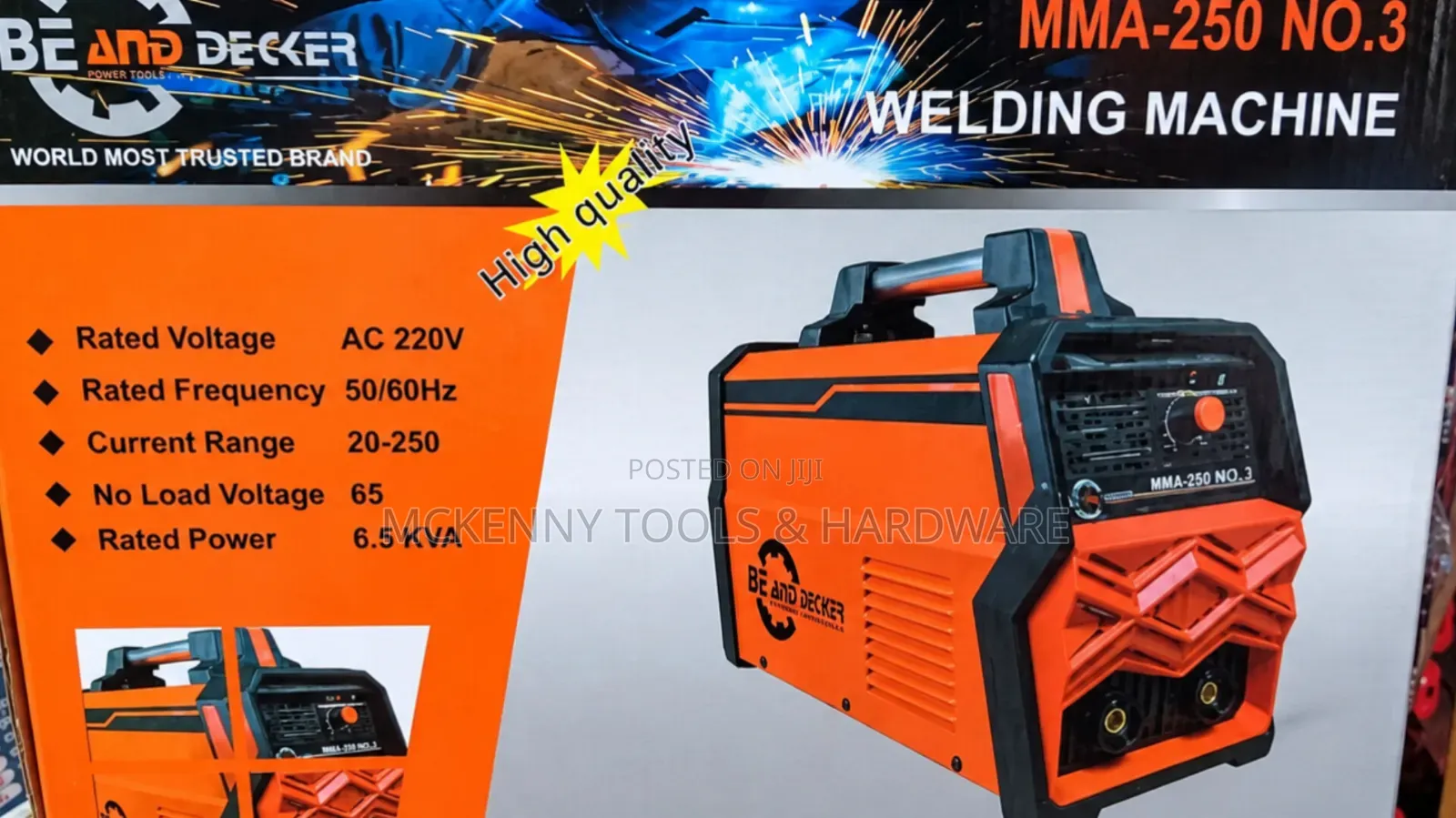 Be and Decker Professional MMA-250 No.3 Welding Machine