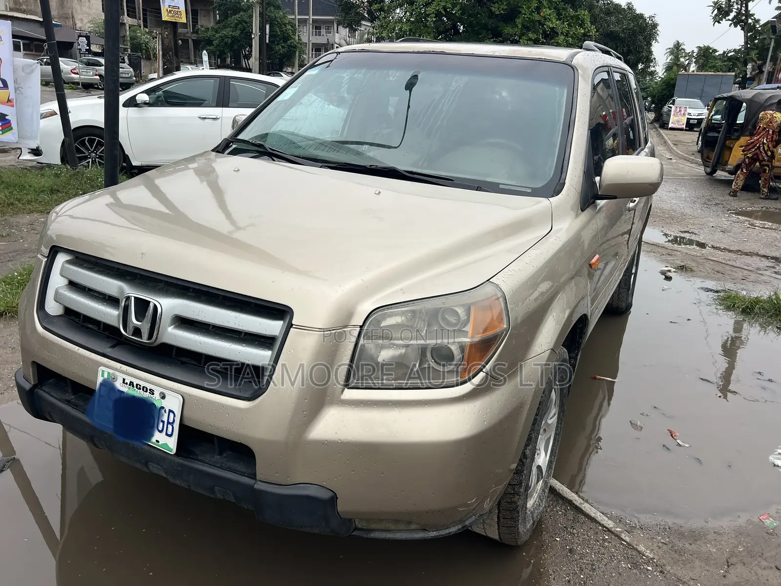 Honda Pilot EX 4x4 (3.5L 6cyl 5A) 2005 Gold
