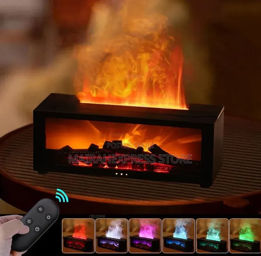 Flame Fireplace Aroma Diffuser 2st7