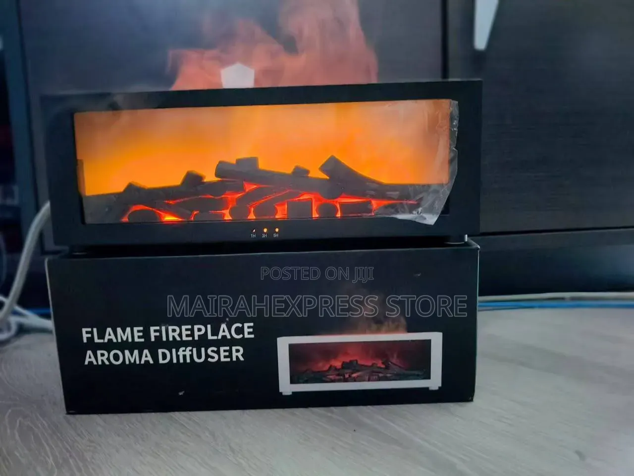 Flame Fireplace Aroma Diffuser 2st7