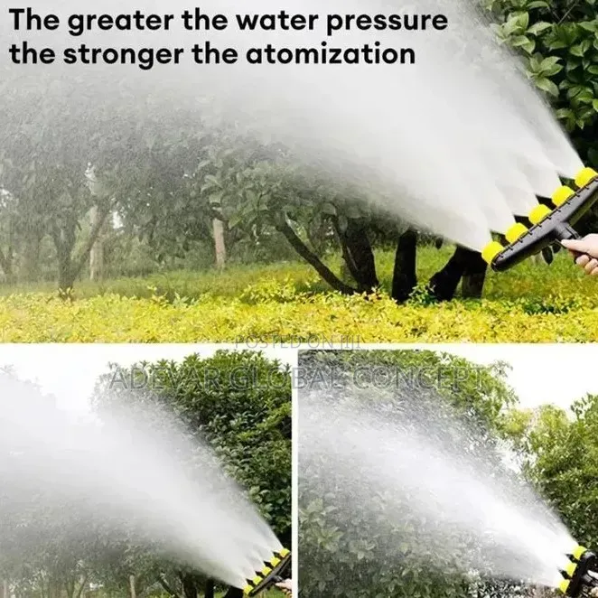 5 Head High Pressure Garden Hose Sprinkler Water Spray Car Wash