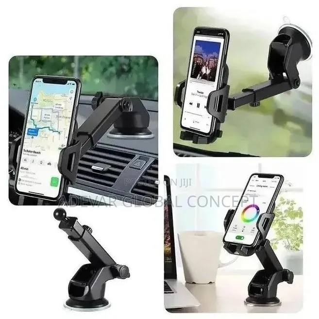 360° Rotating Car Phone Holder Sucker Mount Stable Suction Cup