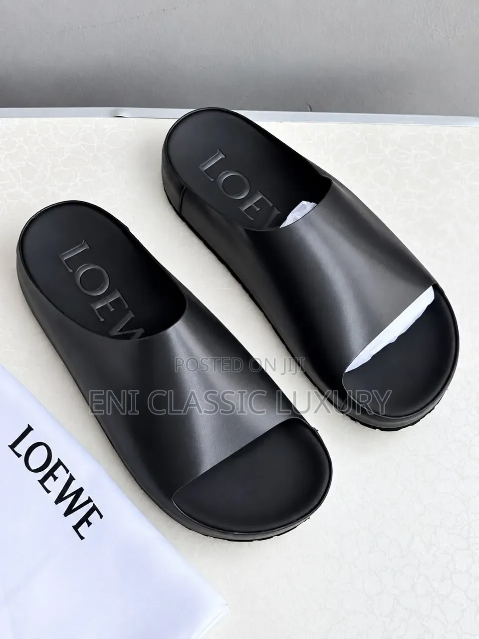 Loewe Men's Luxury Slippers Best Quality Well Branded Package