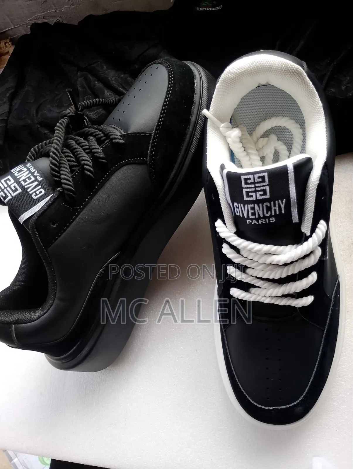 Givenchy Sneakers (Available in White and Black Soles).