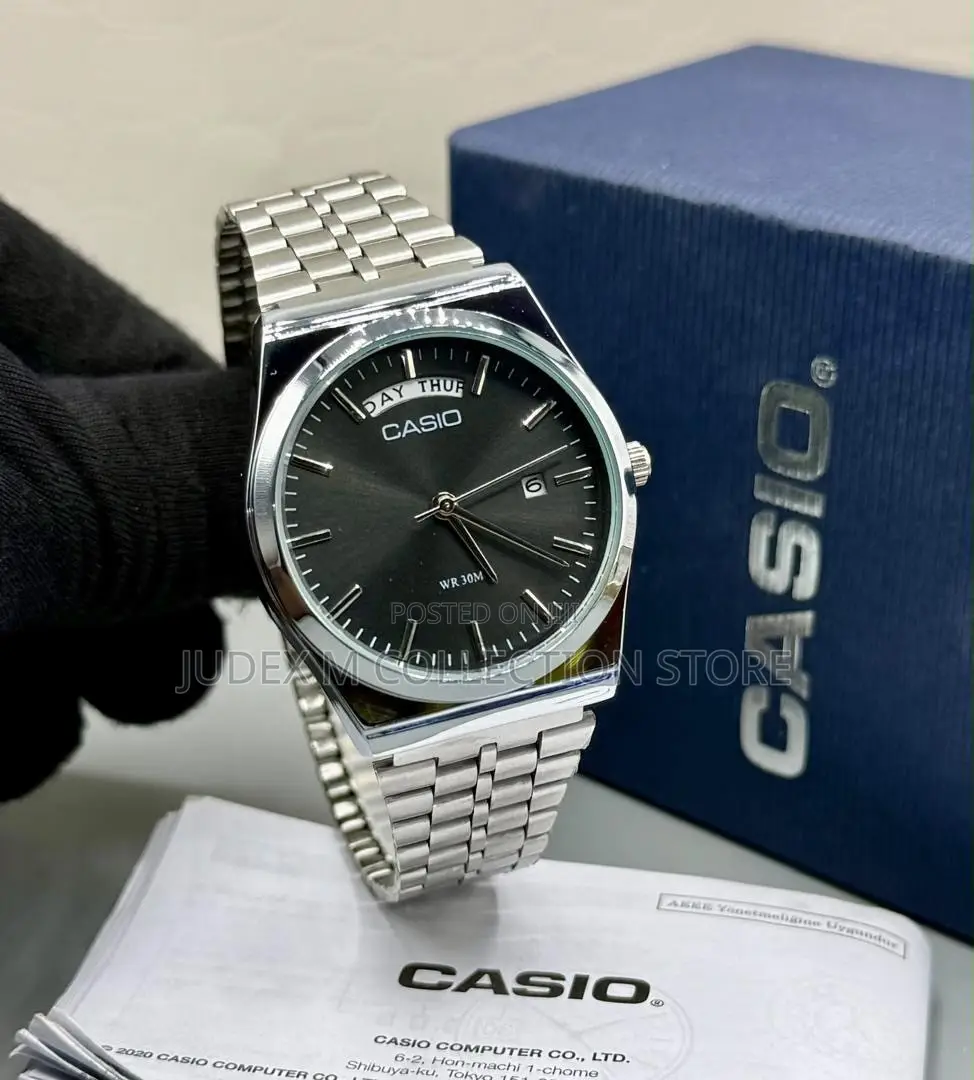 New Quality Grade Casio Stainless & Aluminum Steel Wrist Watch