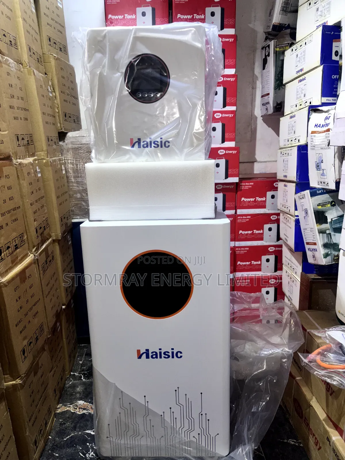 Haisic 18kWh Lithium Battery Paired With Haisic 15kva Hybrid Inverter