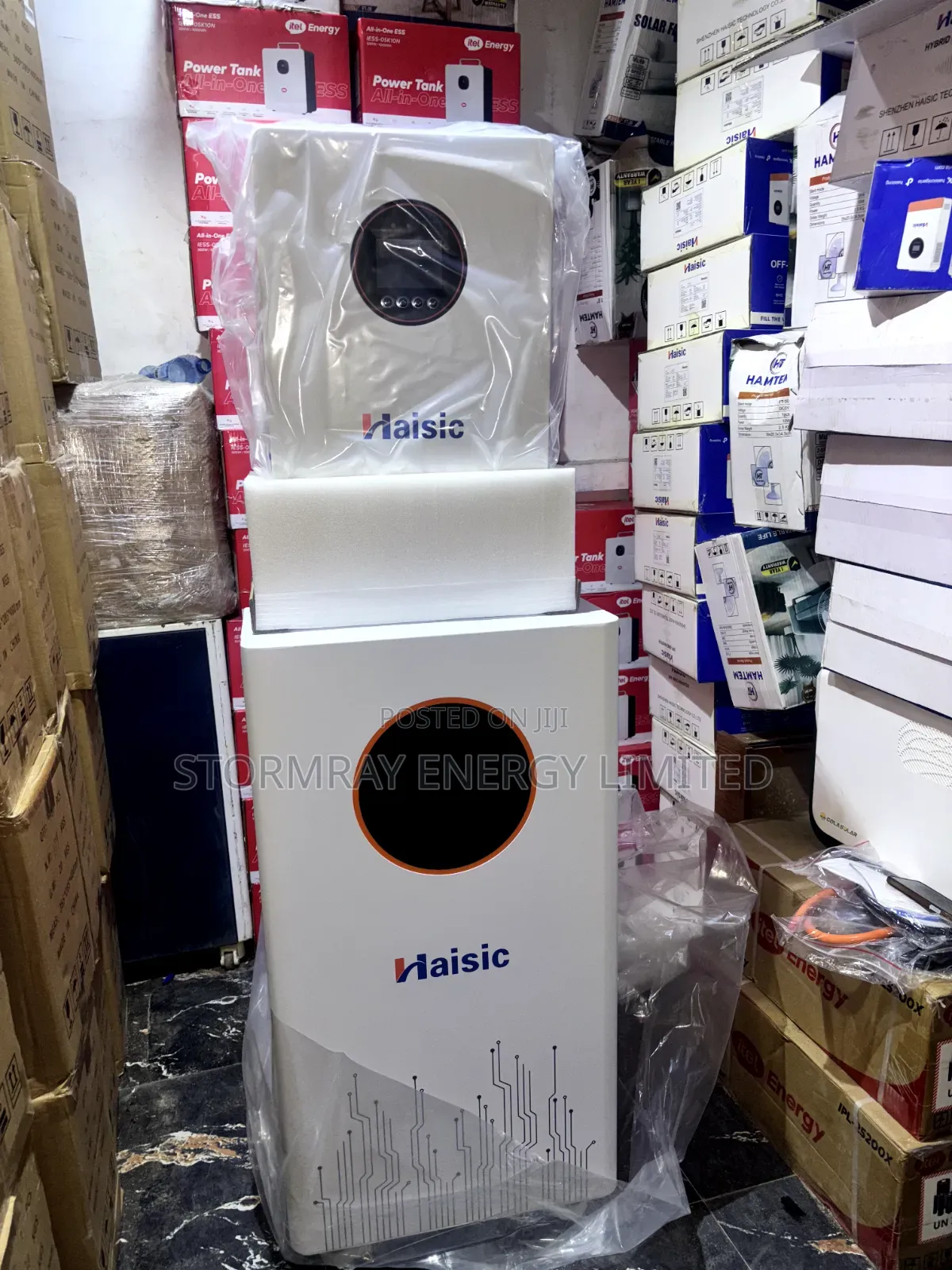 Haisic 18kWh Lithium Battery Paired With Haisic 15kva Hybrid Inverter