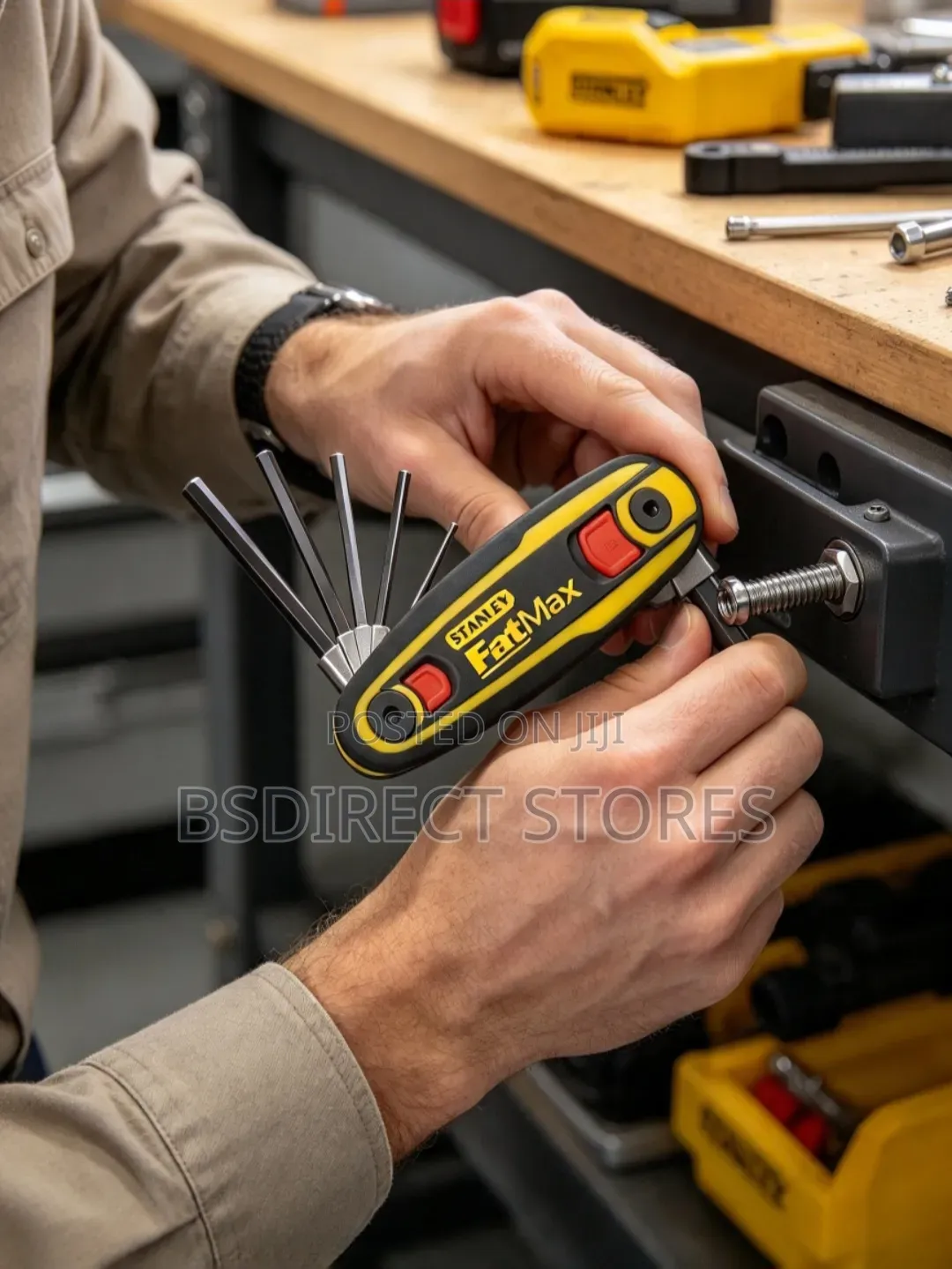 Stanley 0-97-552 Fatmax Hex Key Metric Folding Set (8 Piece)