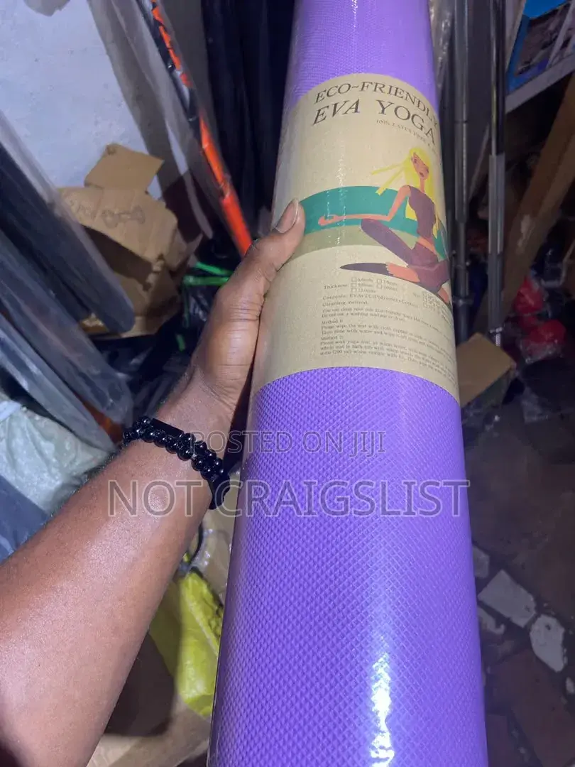 Thick 10mm Yoga Exercise Mat | Pay on Delivery in Lagos