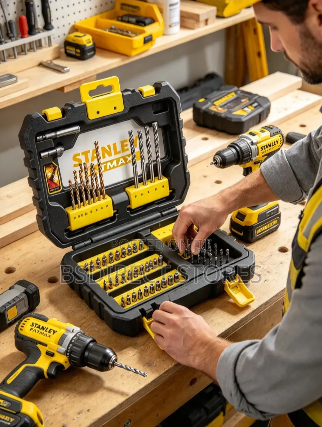 Stanley Fatmax Sta88540 31 Piece Drill Bit Set Carry Case