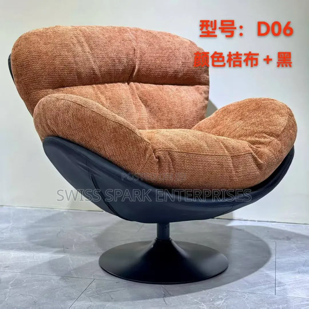 Model D06 Luxury Egg Lounge Chair - Oversized Accent Chair -