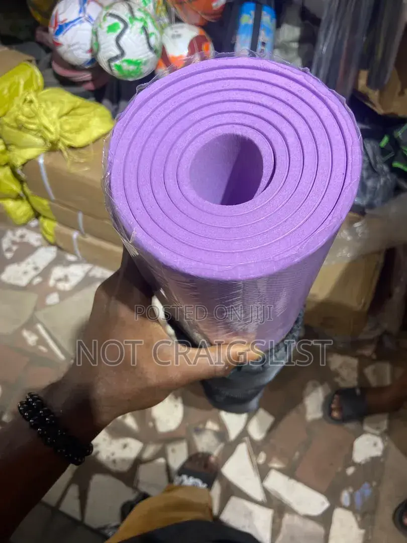 Comfortable 10mm Yoga Mat | Home Exercise & Gym Mat in Lagos