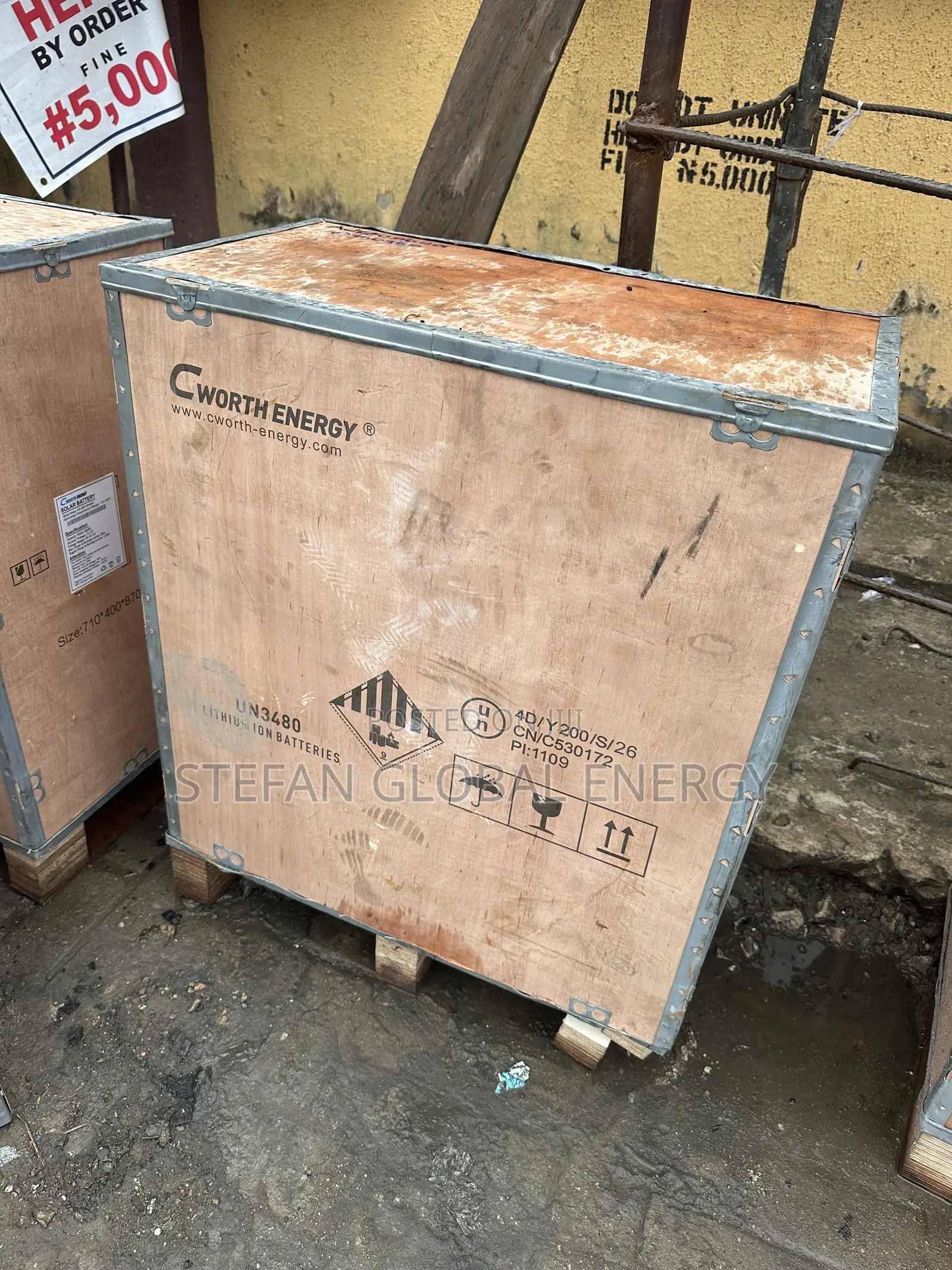 15kwh .51.2v Cworth Energy Ion Littium Battery
