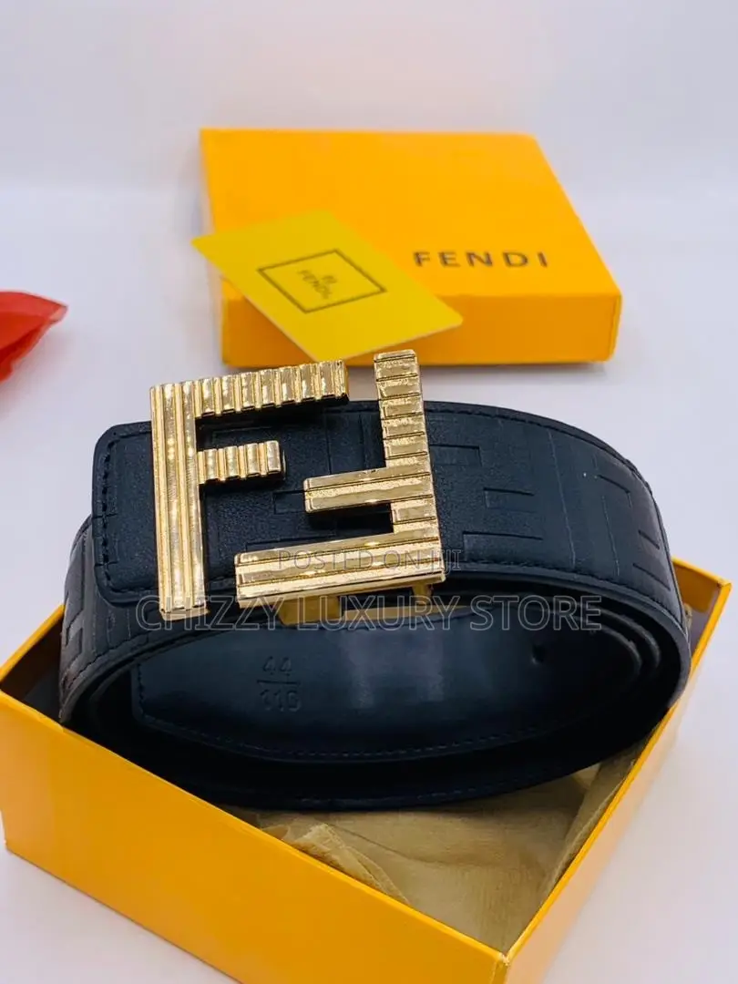 Fendi Quality Men Genuine Leather Belt