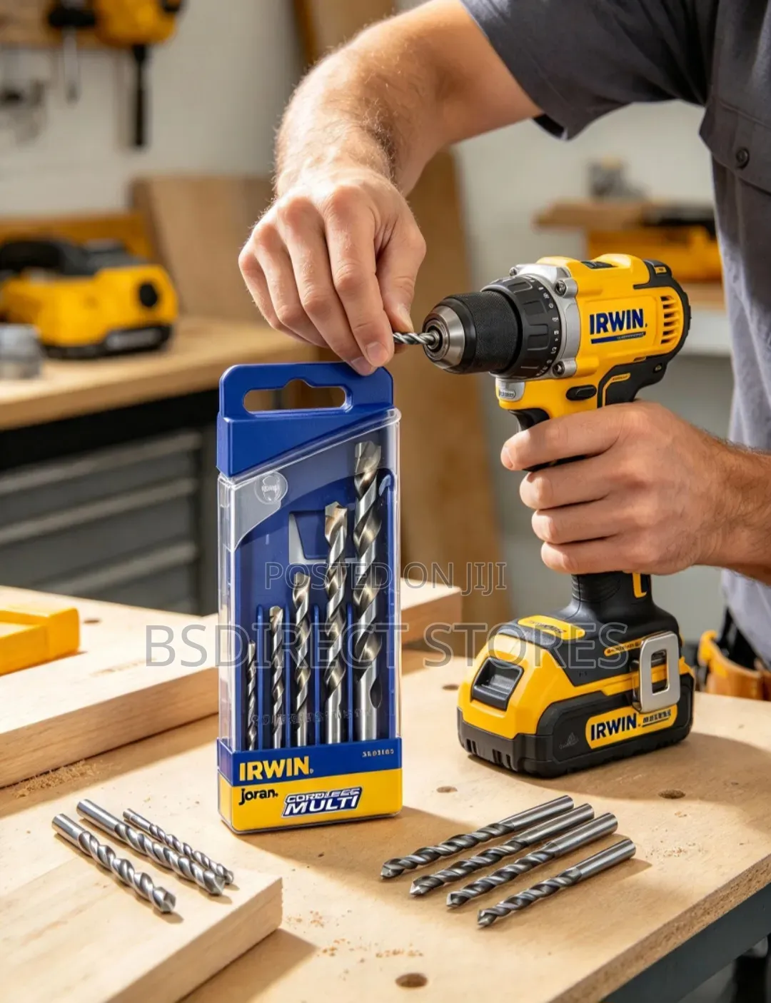 IRWIN Multi-Purpose Drill Bit Set for Cordless Drills 4-10mm