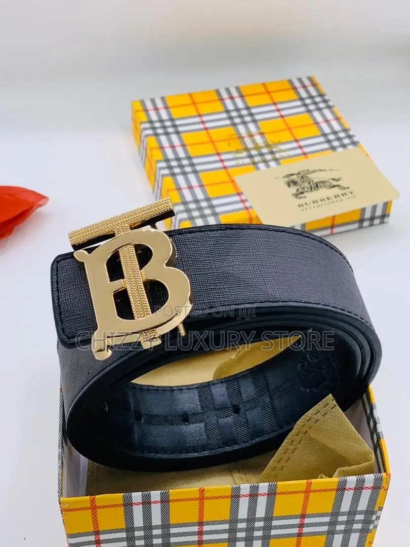 Burberry Quality Luxury Men Genuine Leather Belt