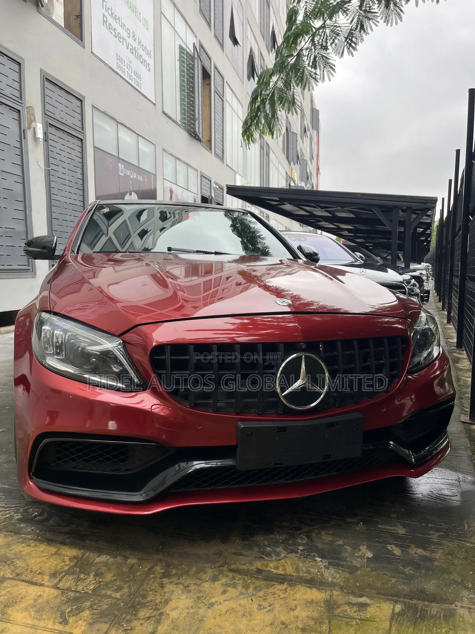 Mercedes-Benz C63 S RWD Sedan (4.0L V8 7A) 2017 Red