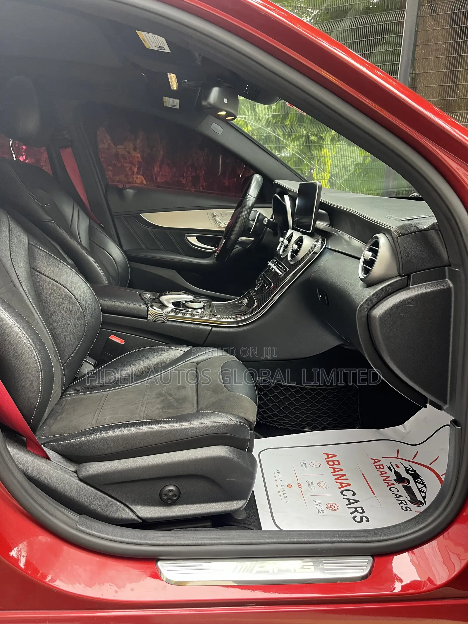 Mercedes-Benz C63 S RWD Sedan (4.0L V8 7A) 2017 Red