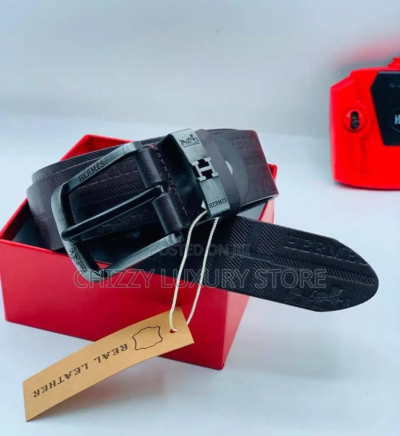 highQuality Luxury Men Genuine Leather Belt