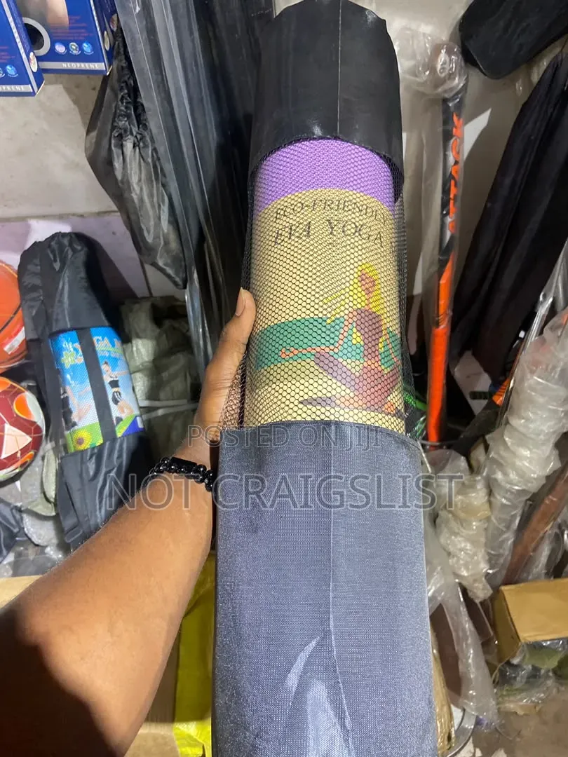10mm Thick Fitness Yoga Mat | Home Workout Mat Delivery Lagos