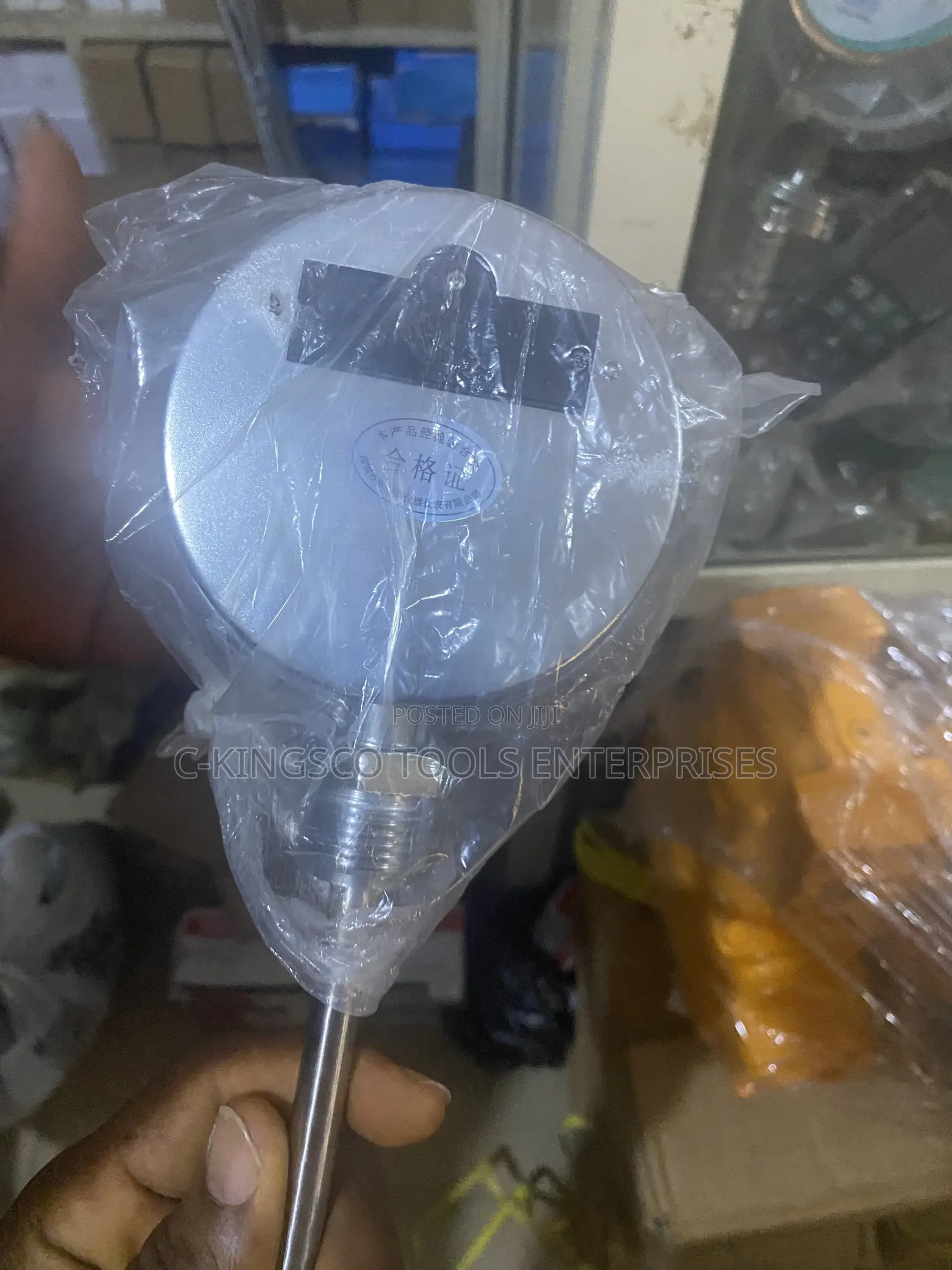 Industrial Digital Display Bimetal Thermometer With a Stainless Steel