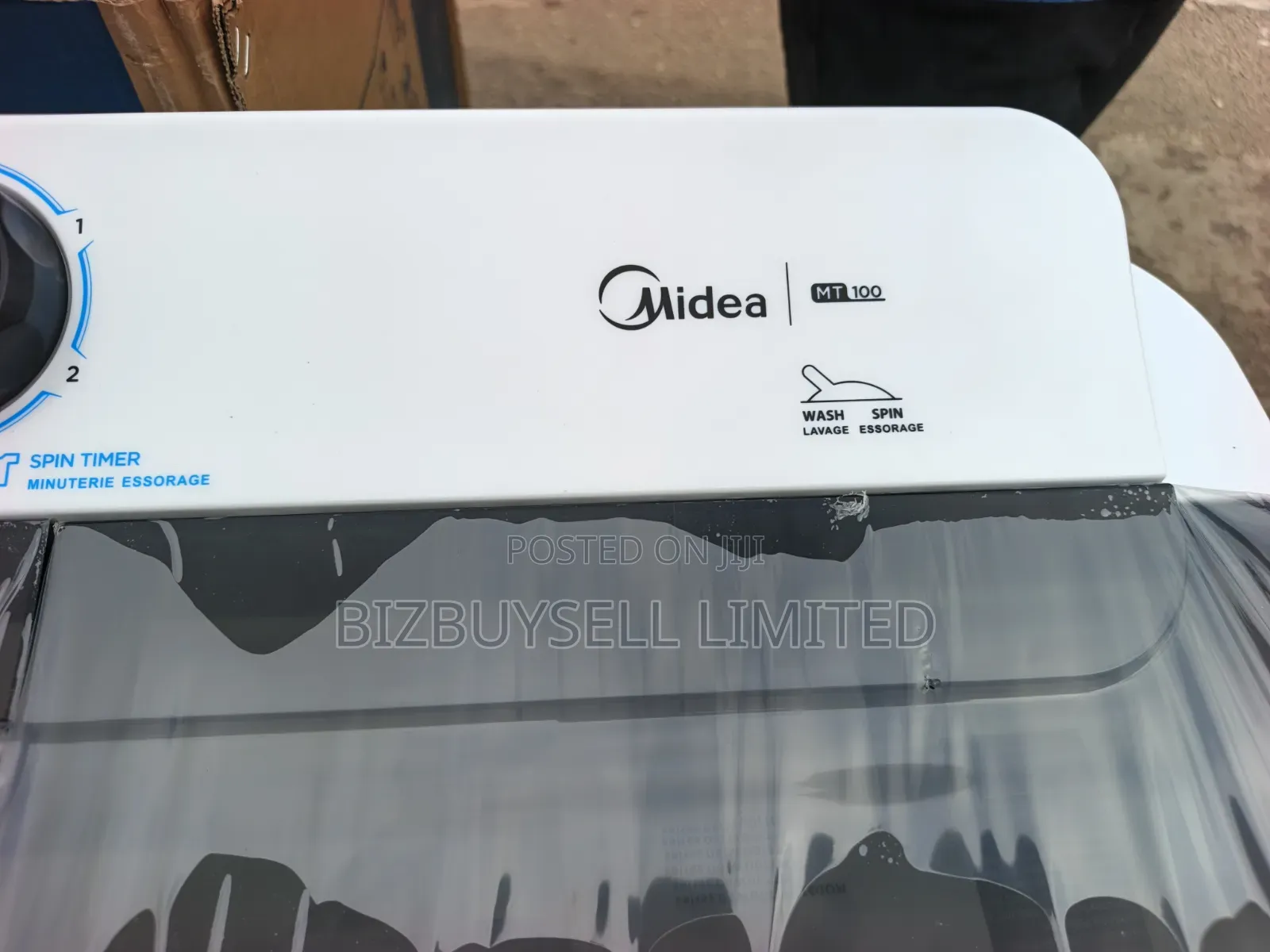 12kg Midea Top Load Washing Machine, Twin Tube.