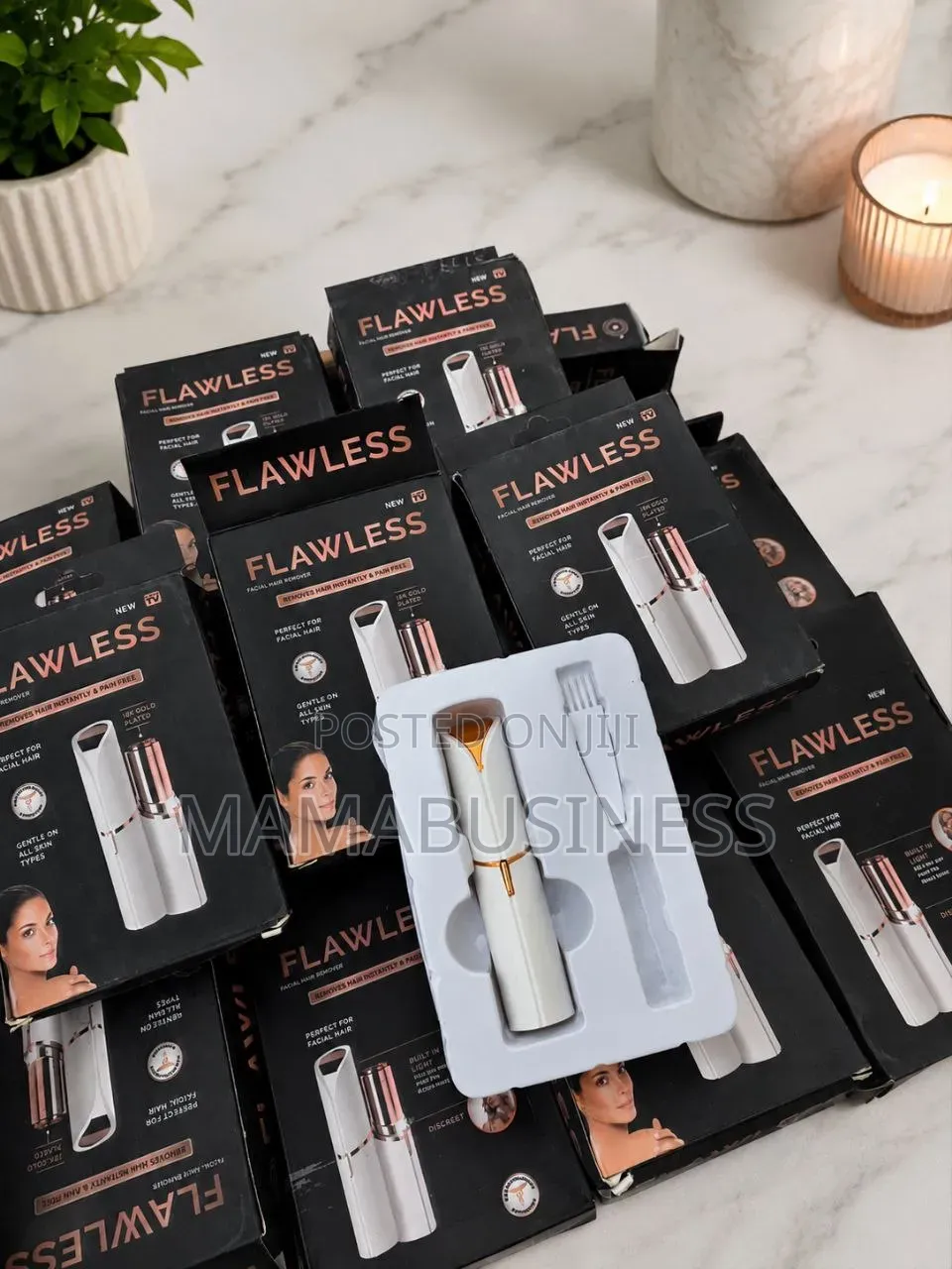 Battery Powered Painless and Flawless Hair Remover