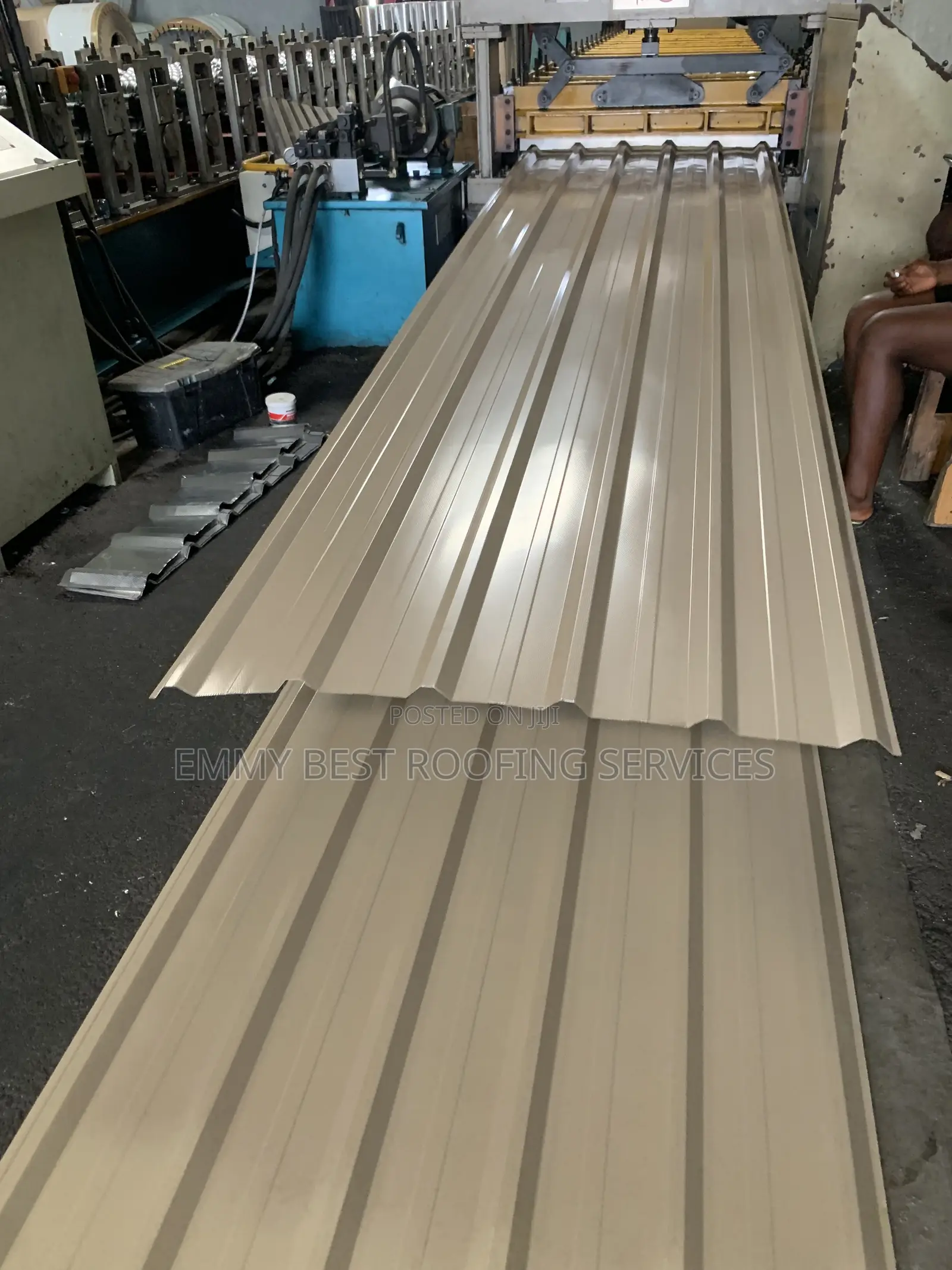 0.45mm Beige Aluminum Roofing Sheet - Long Span & Durable