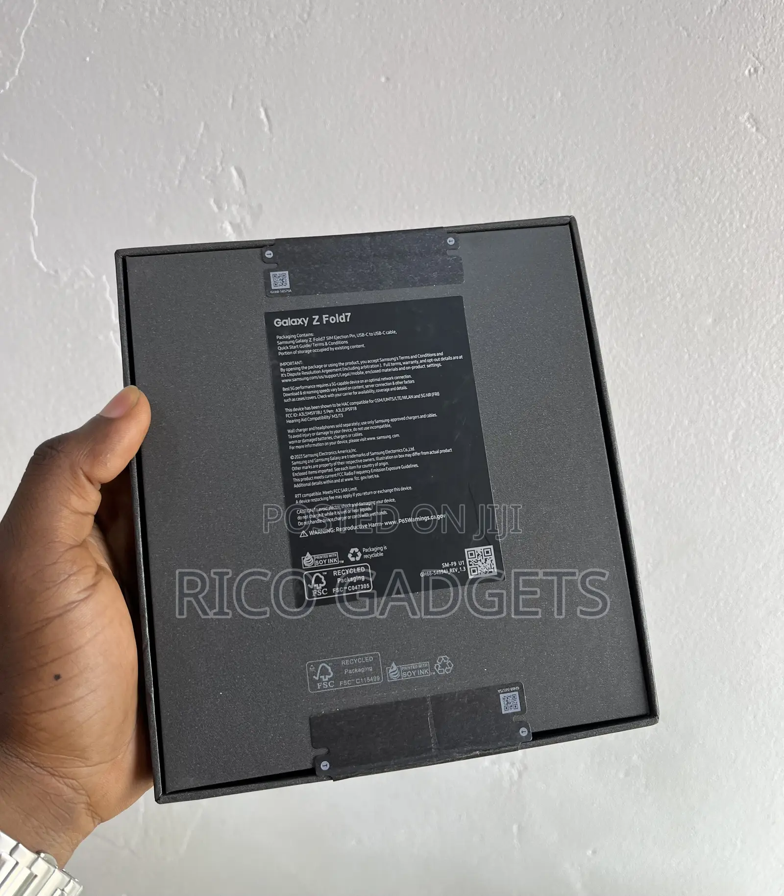 New Samsung Galaxy Z Fold7 256 GB Black