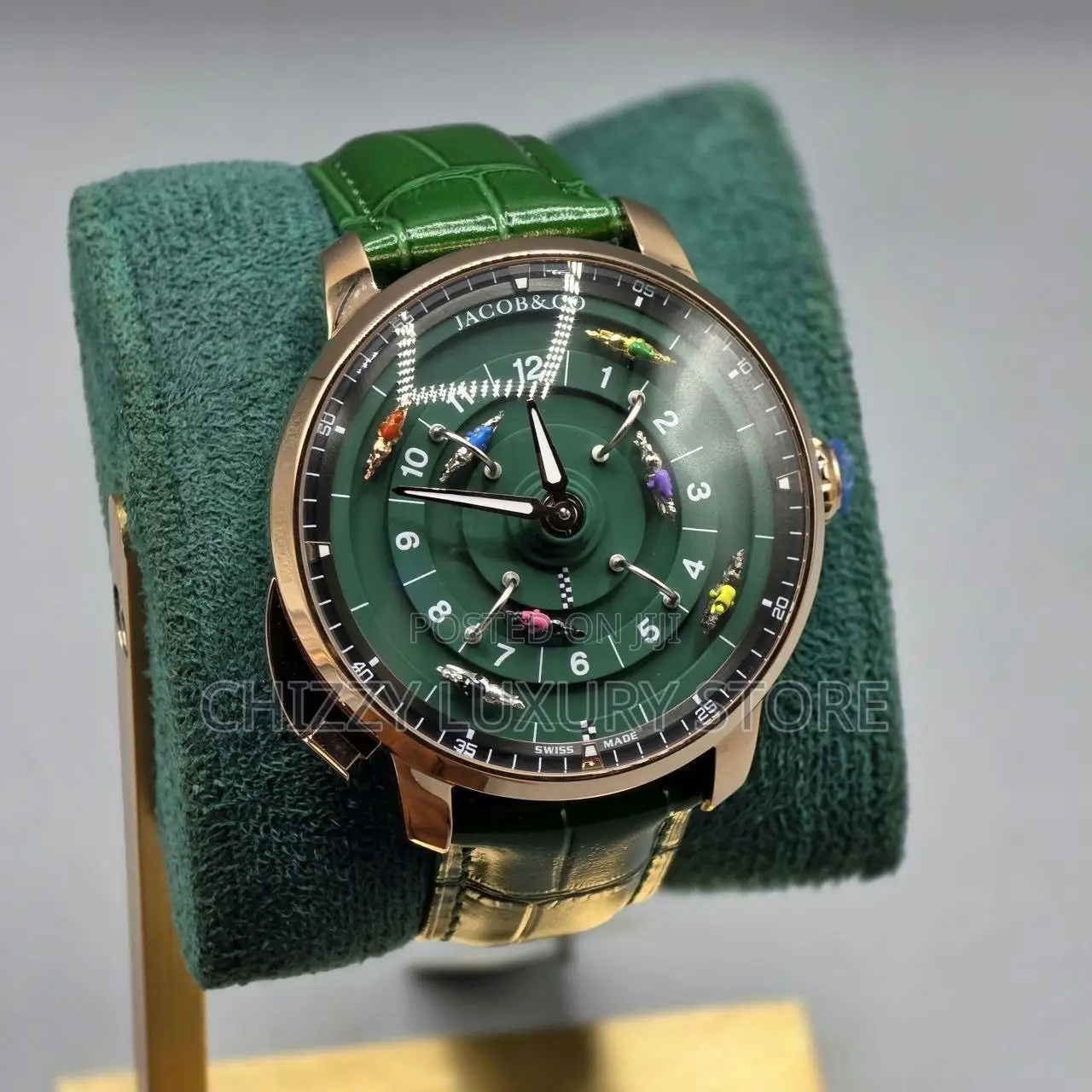Jacob and Co Quality Luxury Men Automatic Engine Wristwatch