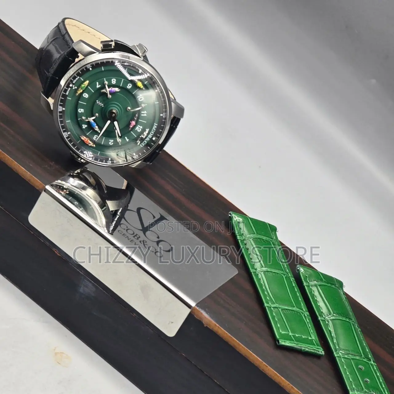 Jacob and Co Quality Luxury Men Automatic Engine Wristwatch