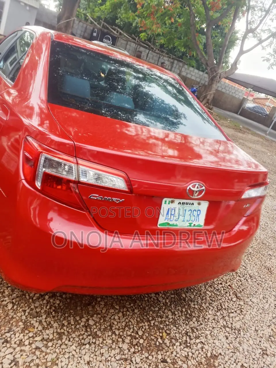 Toyota Camry 2013 Red