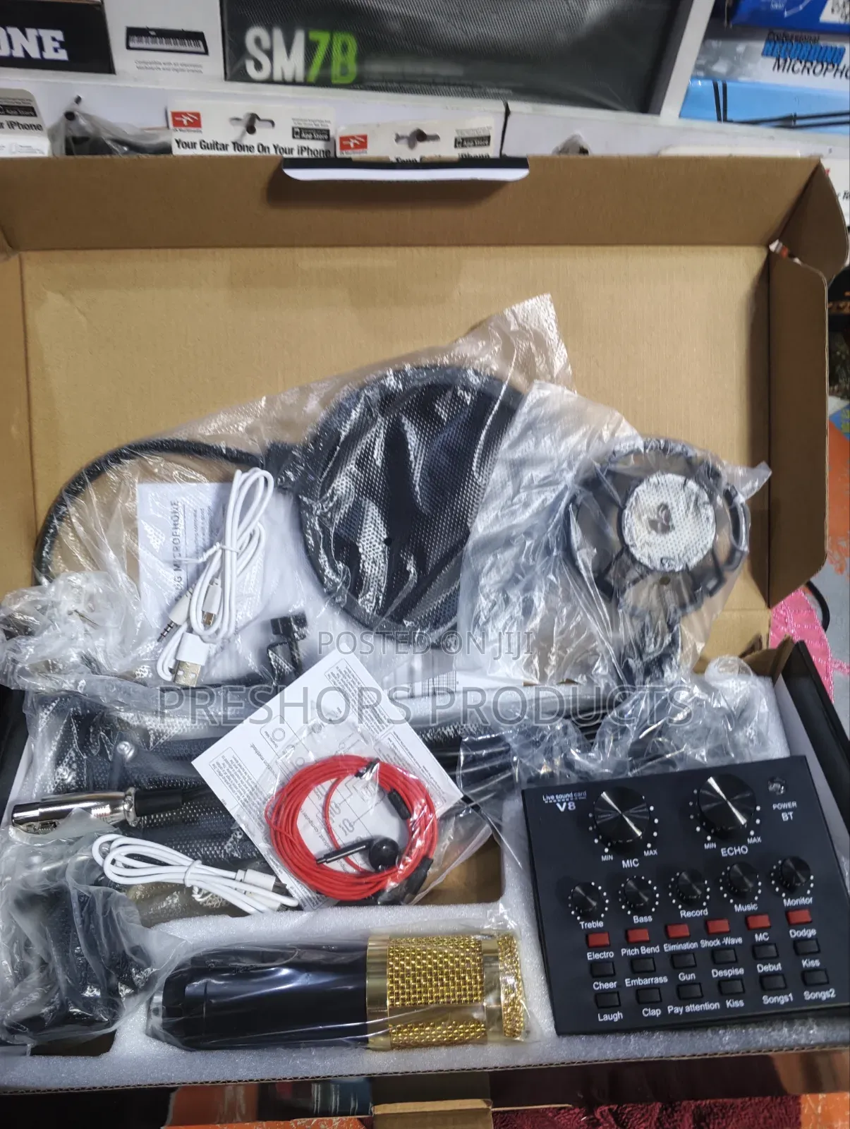 Quality Bm800 Complete Black Color Mic