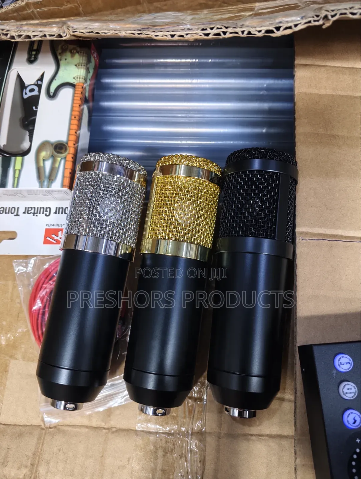 Quality Bm800 Complete Black Color Mic