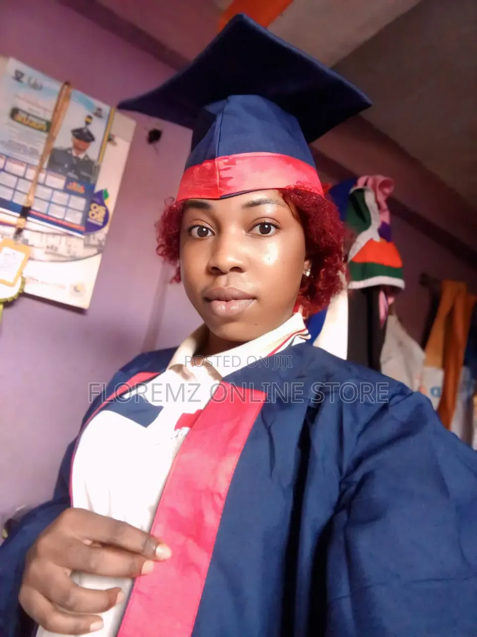 Navy Blue Academy Graduation Gowns for Rental
