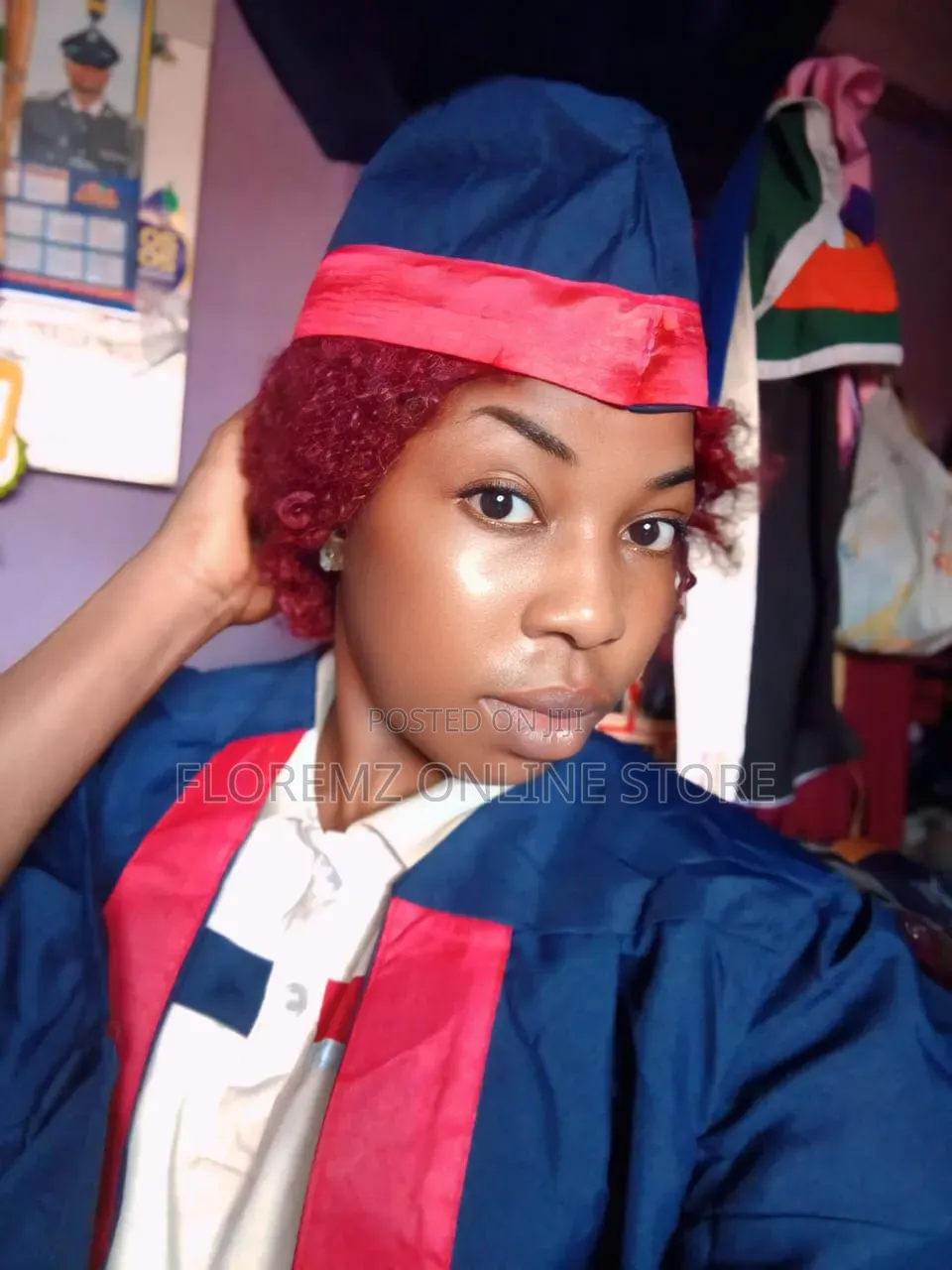 Navy Blue Academy Graduation Gowns for Rental
